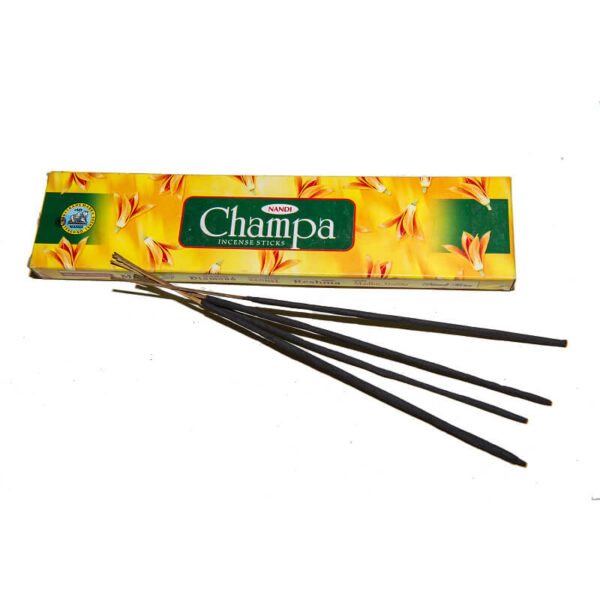 Indické vonné tyčinky Nandi Champa 22 gms. box