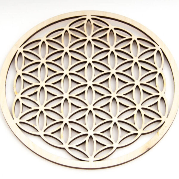 Květ života ze dřeva 14,4 cm