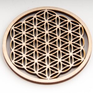 Květ života ze dřeva 6 cm