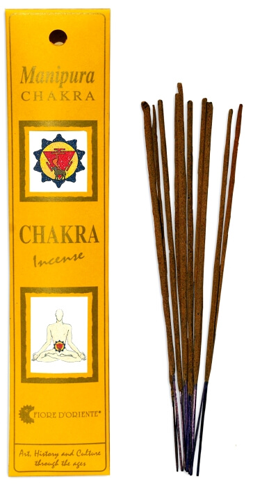 Čakrové tyčinky Fiore D'Oriente 3. čakra - Manipura 20 gms. box
