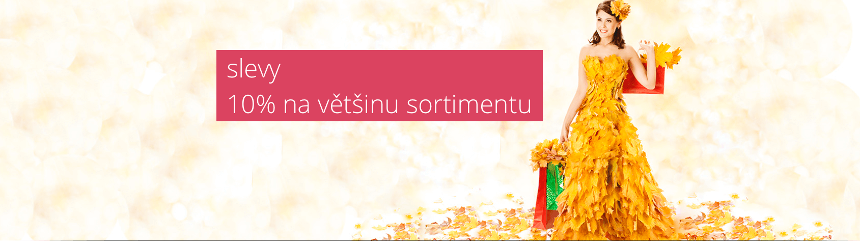 Slevy na většinu sortimentu