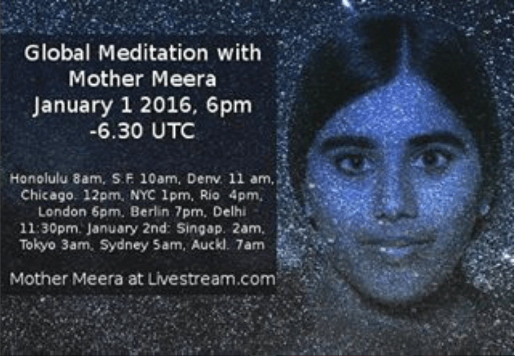Novoroční celosvětová meditace s Matkou Meerou