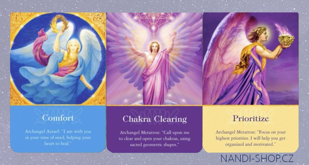 karetní výklad Doreen Virtue