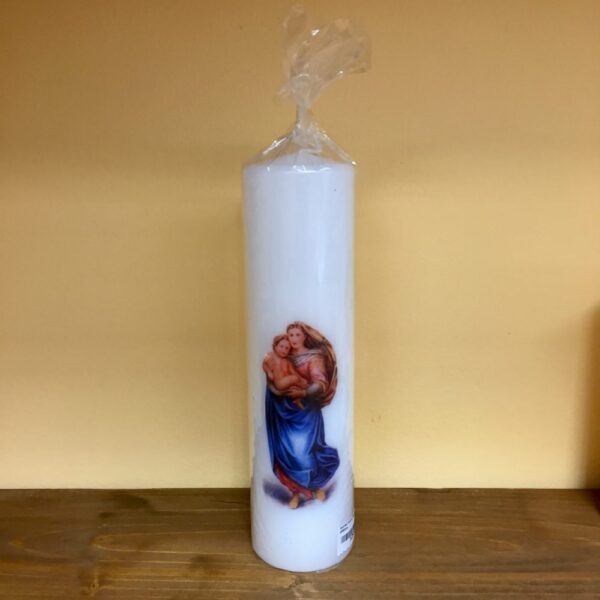 Svíce Panna Marie s dítětem