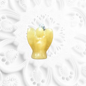 Přívěsek Anděl - žlutý kalcit