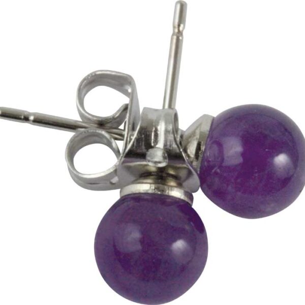 Náušnice Ametyst