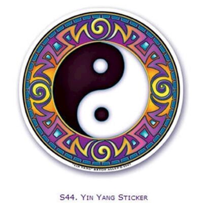Yin Yang - samolepka 10,5 cm