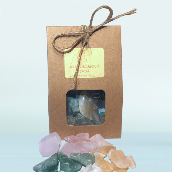 Drahokamová sada - RADOST ZE ŽIVOTA dárkové balení