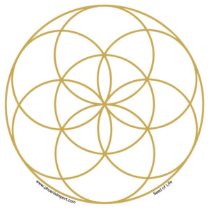 Květ života - samolepka 10,5 cm