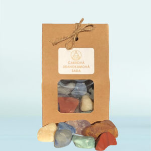 ČAKROVÁ DRAHOKAMOVÁ SADA dárkové balení