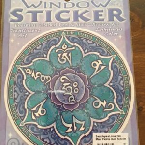 Mandala, Lotos - samolepka 10,5 cm