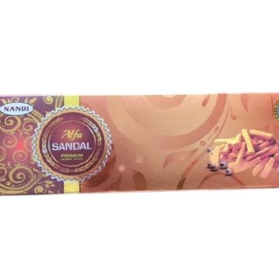 Vonné tyčinky Nandi Alfa Sandal 80 gms. box