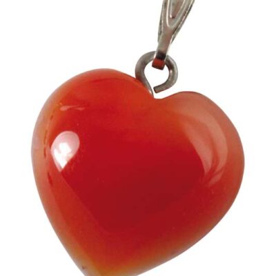 Přívěsek Srdce Karneol