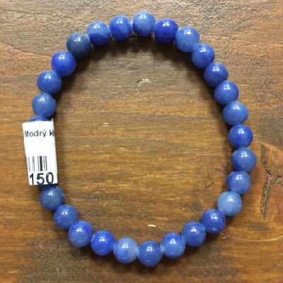 Náramek Modrý křemen 6 mm