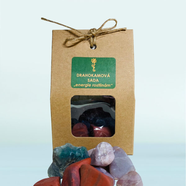 Drahokamová sada - "ENERGIE ROSTLINÁM" dárkové balení