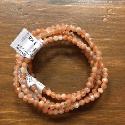 Náramek Sluneční kámen, 4 mm