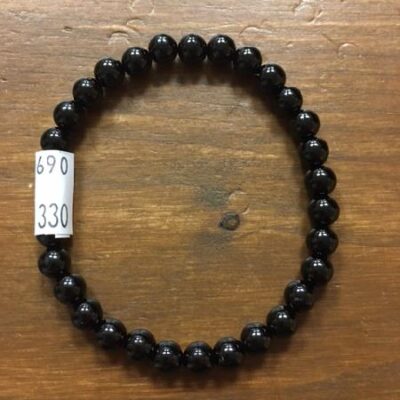 Náramek Turmalín černý, 6 mm