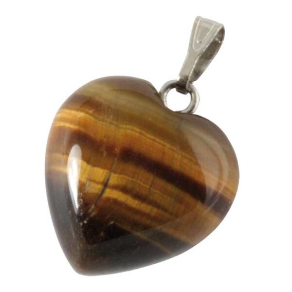 Přívěsek Srdce Tygří oko