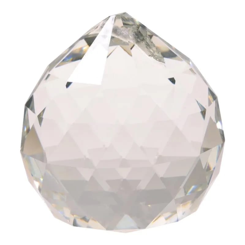 Feng Shui skleněná duhová koule – čirá, 4 cm