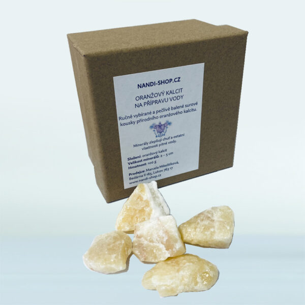 Oranžový kalcit na přípravu vody, 100 g