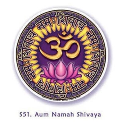 Om Namah Shivaya - samolepka 10,5 cm