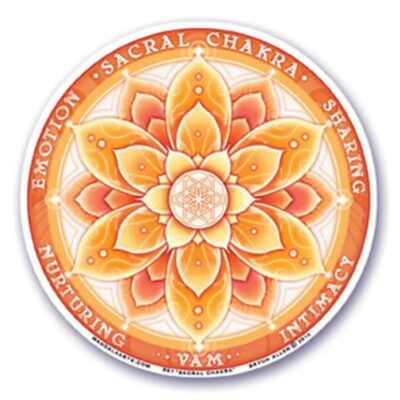 Mandala, Květ života - samolepka 10,5 cm