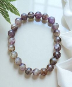 Náramek ametyst chevron 10 mm