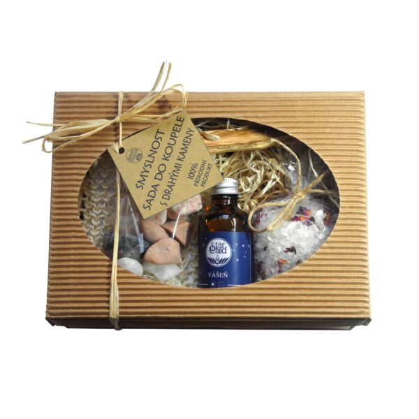 Sada do koupele s drahými kameny - SMYSLNOST