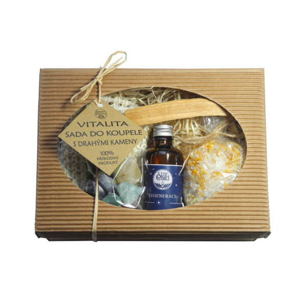 Sada do koupele s drahými kameny - VITALITA