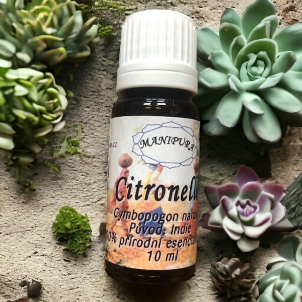 ESENCIÁLNÍ OLEJ CITRONELA, 10 ml