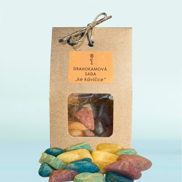 Drahokamová sada - "KE KÁVIČCE" dárkové balení