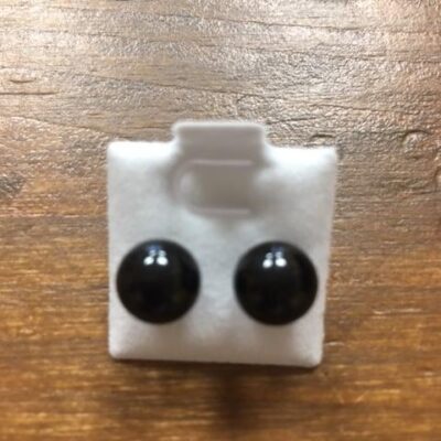 Náušnice Onyx, 8 mm