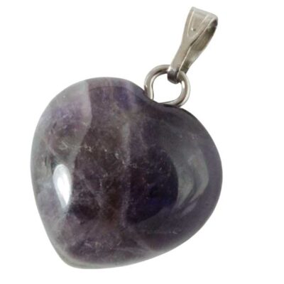 Přívěsek Srdce Ametyst