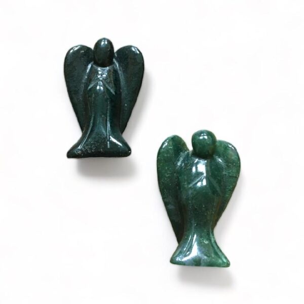 Anděl - achát mechový