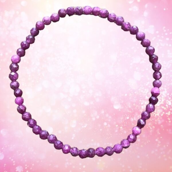 Náramek Rubín, 4 mm