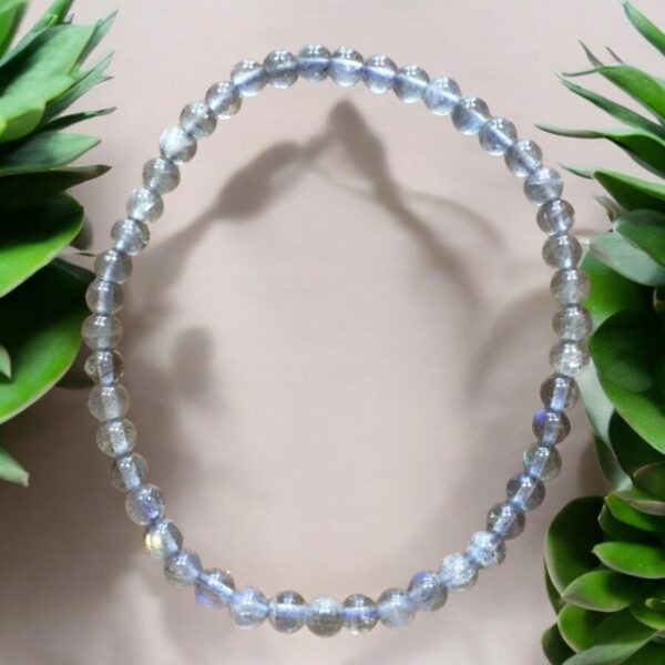 Náramek Labradorit, 4 mm