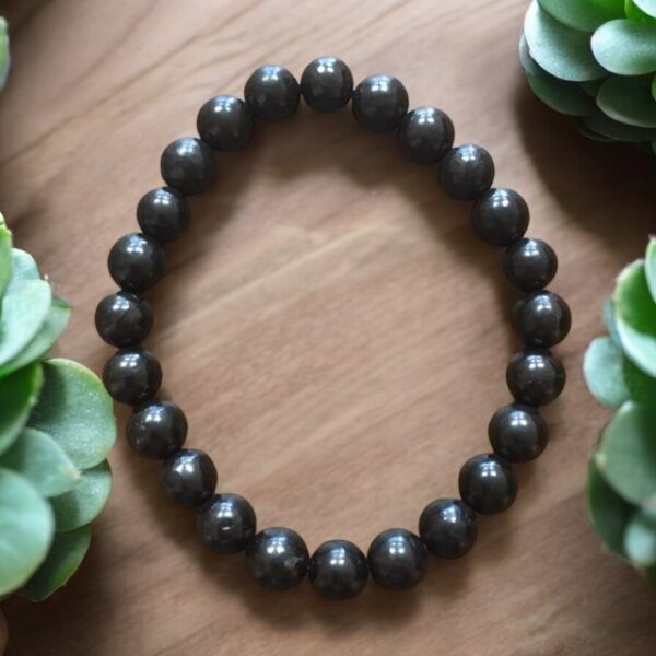 Náramek Šungit, 8 mm