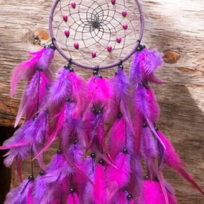 Lapač snů, růžovo fialový