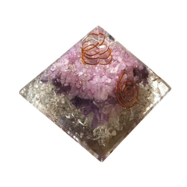 Orgonitová pyramida, růženín, spirála