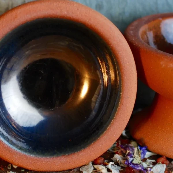 Keramická kadidelnice Star Child malá, zlatá