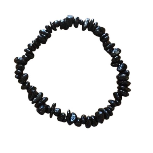 Náramek Turmalín černý, sekaný
