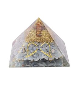 Orgonitová pyramida, angelit, andělská křídla