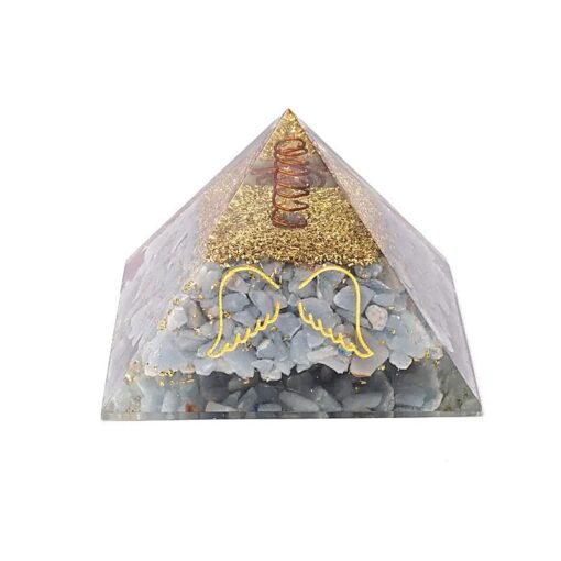 Orgonitová pyramida, angelit, andělská křídla