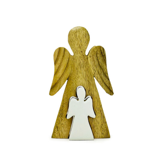 Dřevěný anděl, 15 cm