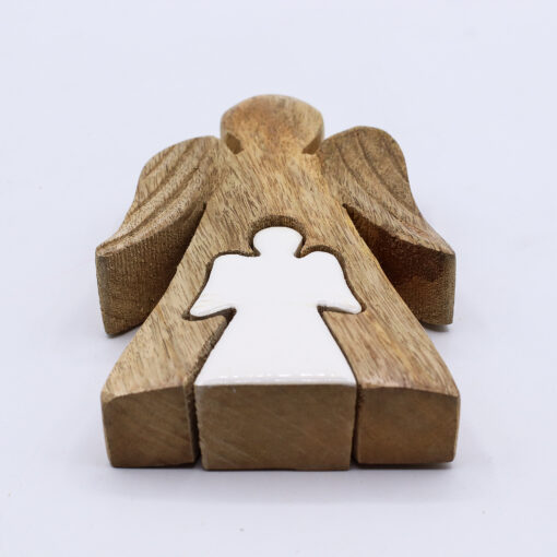 Dřevěný anděl, 15 cm - Obrázek 3