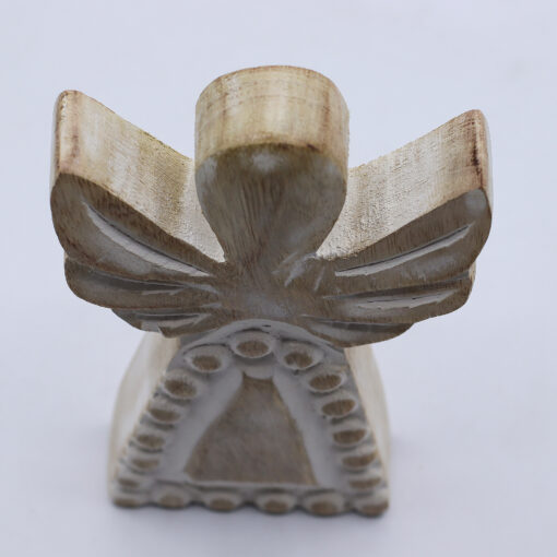 Anděl z mangového dřeva, 13 cm - Obrázek 3