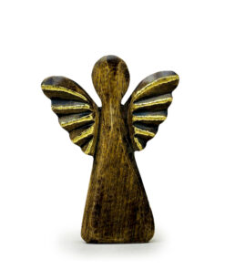 Anděl z mangového dřeva, 16 cm