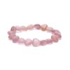 Náramek Jahodový křišťál, srdíčka