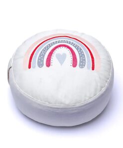 Meditační polštář Duha, bílý