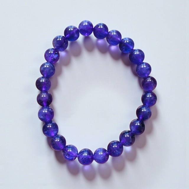 Náramek ametyst, 8 mm